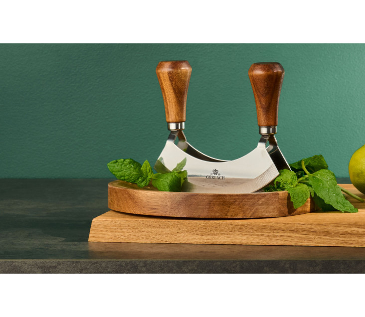 Herb cleaver with board NATUR