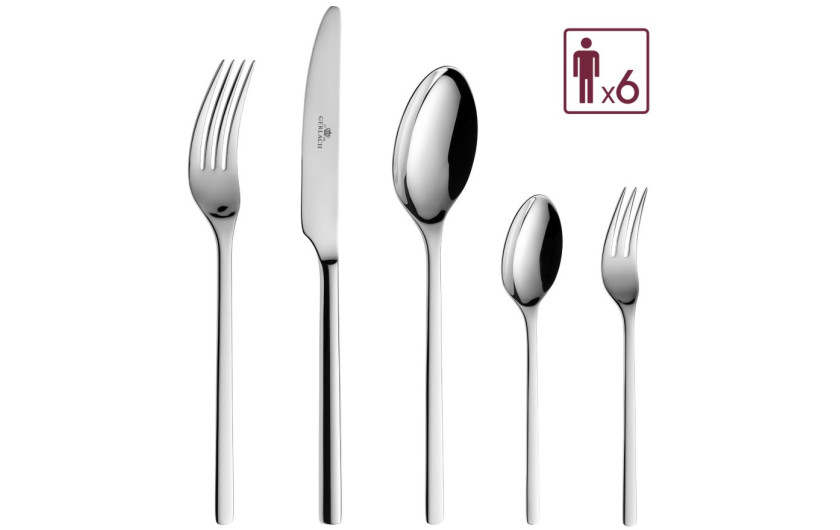 30-piece cutlery set gloss MODERN