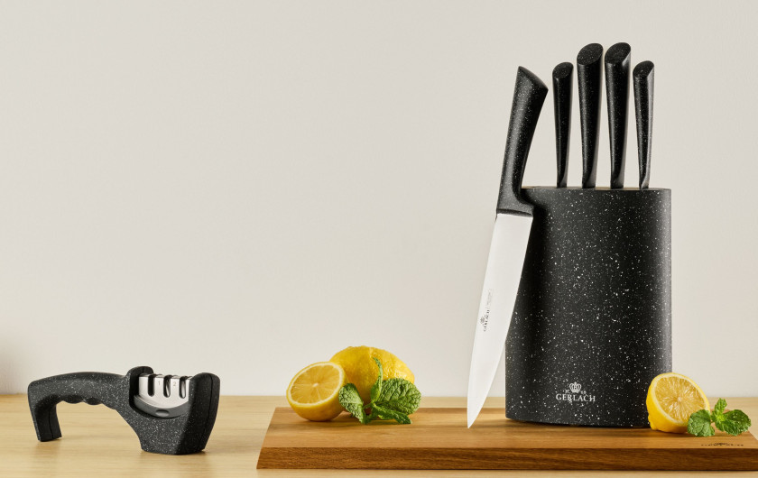 GRANITEX knife set in a block