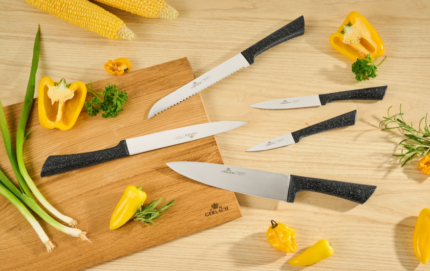 GRANITEX knife set in a block