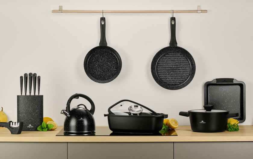 GRANITEX 20 cm frying pan with ceramic coating