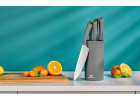 Set of knives in a SMART GREY block Set of knives in a SMART GREY block