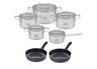 Ambiente pot set 10 pcs. + 2x deep frying pan Contrast Procoat 24/28cm Ambiente pot set 10 pcs. + 2x deep frying pan Contrast Procoat 24/28cm