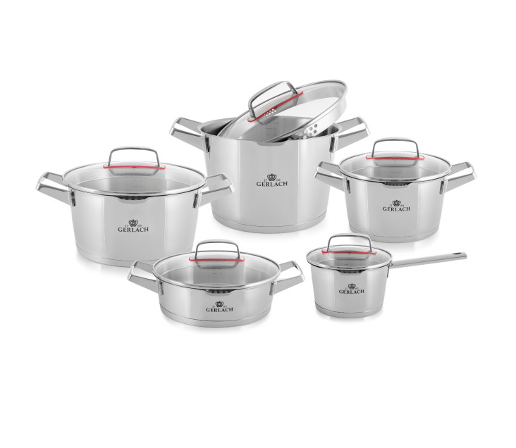Superior 10-piece cookware...