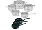 Ambiente pot set 10 pcs. + 3x frying pan Wings 24/26/28cm