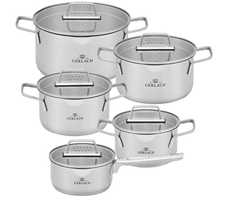 10-piece cookware set AMBIENTE