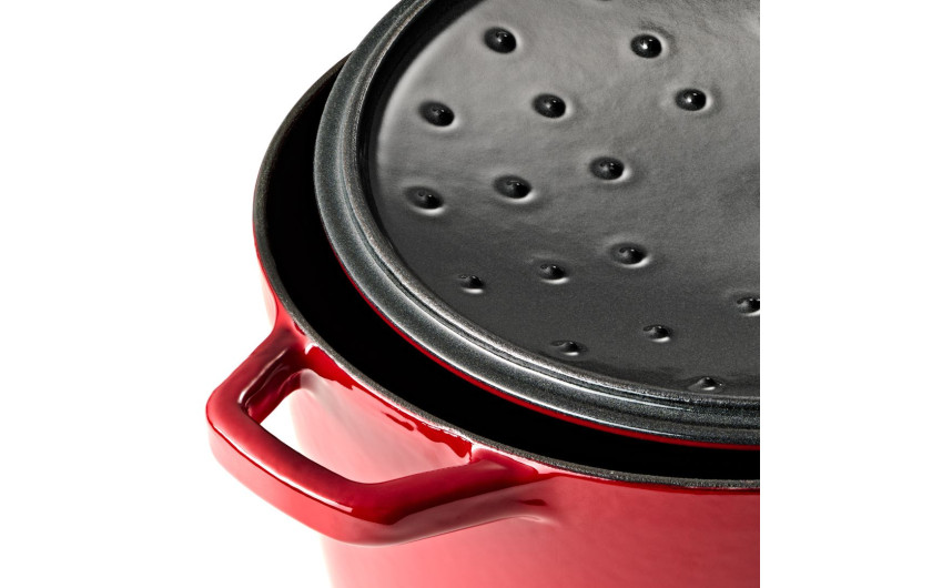 Cast iron pot 3 l NATUR IRON red gradient