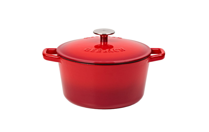 Cast iron pot 3 l NATUR IRON red gradient