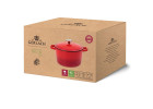 Cast iron pot 3 l NATUR IRON red gradient Cast iron pot 3 l NATUR IRON red gradient