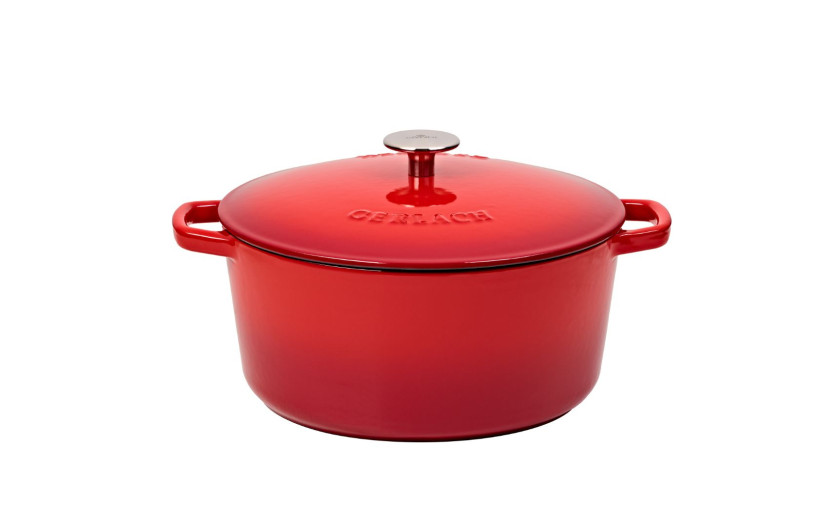 Cast iron pot 5 l NATUR IRON red gradient