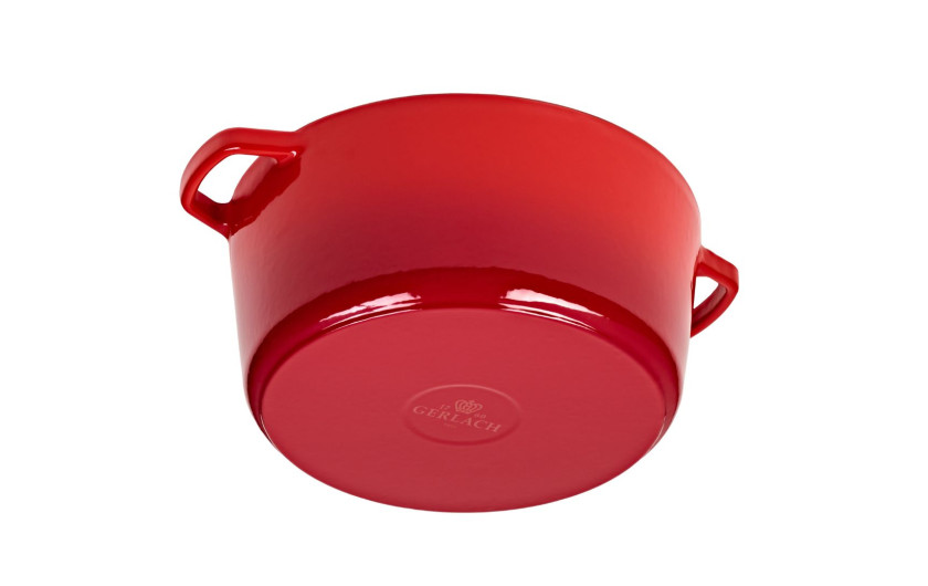 Cast iron pot 5 l NATUR IRON red gradient