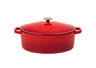 Cast iron roasting pan 5.5 l NATUR IRON red gradient Cast iron roasting pan 5.5 l NATUR IRON red gradient