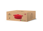 Cast iron roasting pan 5.5 l NATUR IRON red gradient Cast iron roasting pan 5.5 l NATUR IRON red gradient