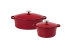 Cast iron baking dish burgundy 5.5l NATUR IRON + Cast iron pot burgundy 3l NATUR IRON Cast iron baking dish burgundy 5.5l NATUR IRON + Cast iron pot burgundy 3l NATUR IRON