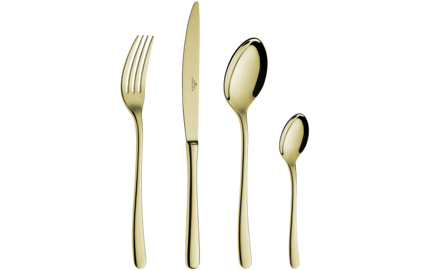 24-Piece Cutlery Set MUZA GOLD Polished Finish 24-Piece Cutlery Set MUZA GOLD Polished Finish