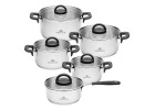 AMBIENTE PLUS pots set, 10 pcs. AMBIENTE PLUS pots set, 10 pcs.