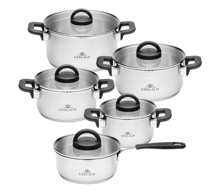 AMBIENTE PLUS pots set, 10 pcs.