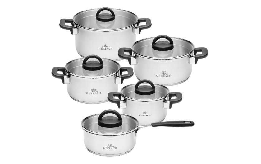 AMBIENTE PLUS pots set, 10 pcs.