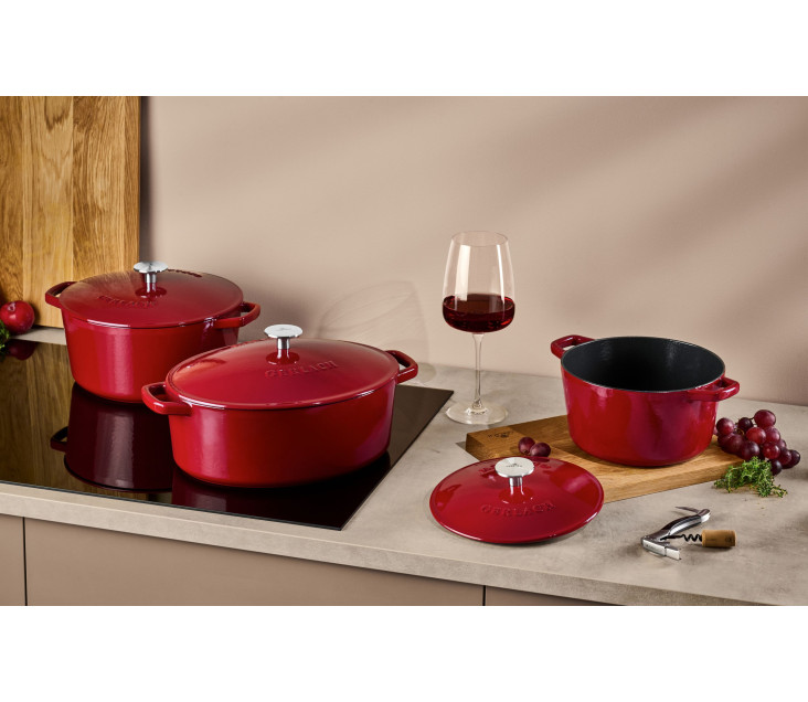 NATUR IRON set burgundy 3...
