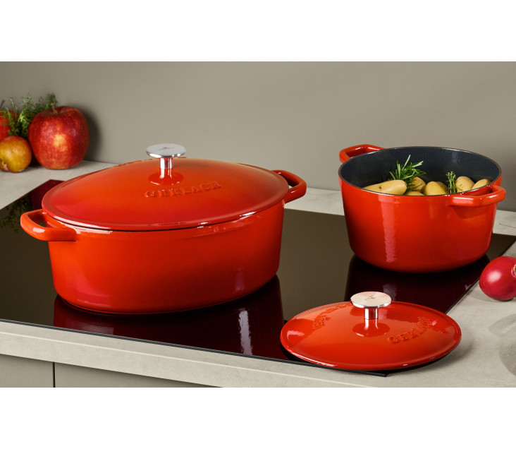 Cast iron roasting pan 5.5...