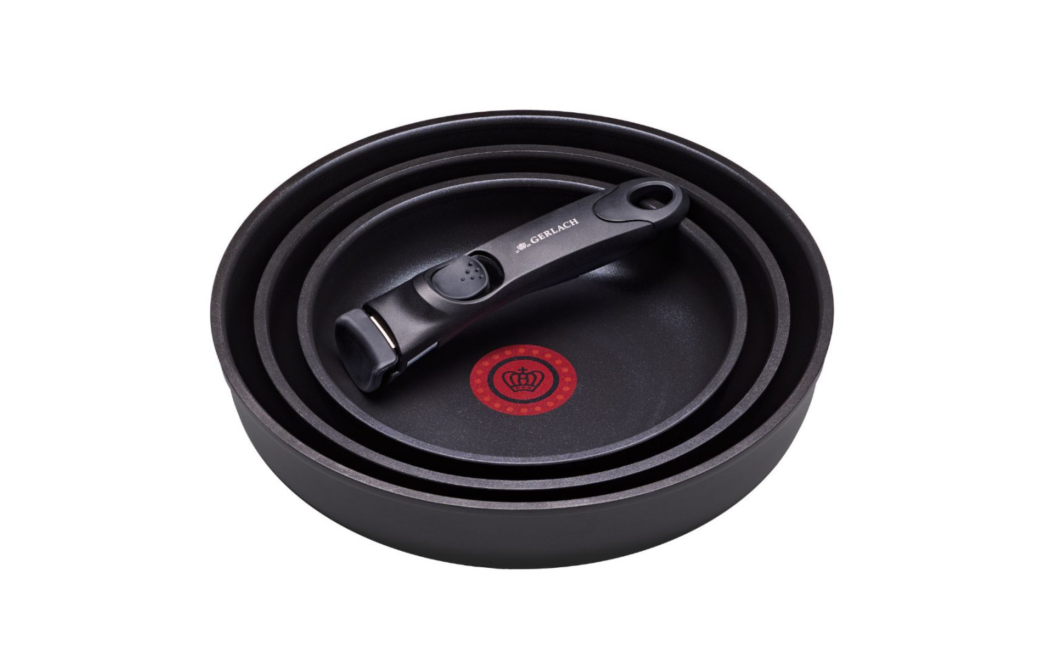 Set of 10 pots SUPERIOR + Set of pans SMART THERMOCOAT 20/24/28 cm + Universal lid SMART