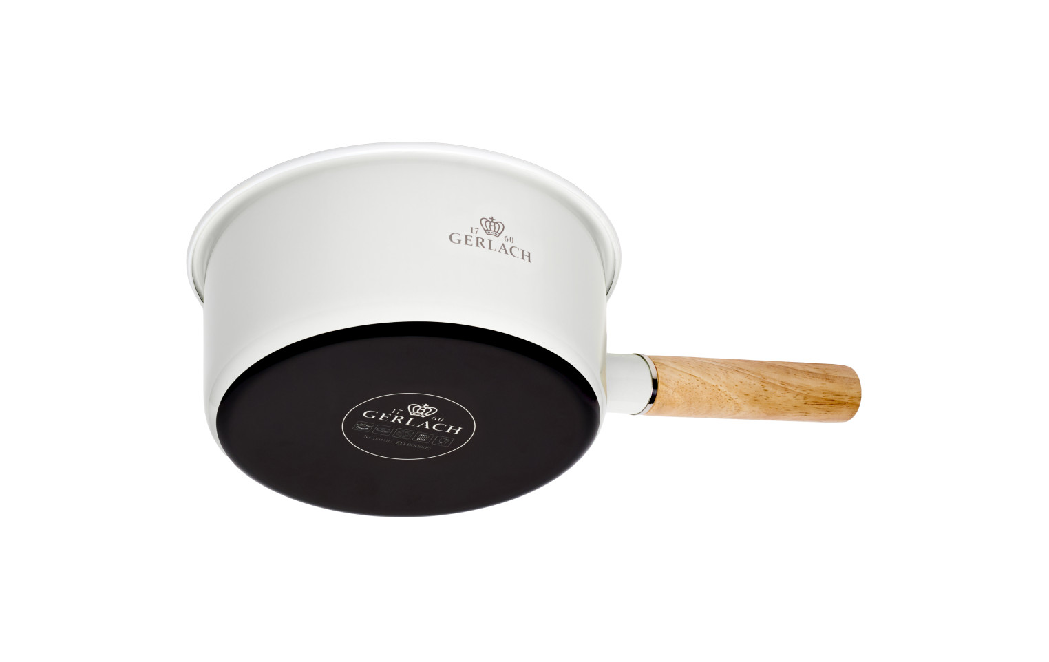 Enamel saucepan NATUR ENAMEL white 18 cm 2 L Enamel saucepan NATUR ENAMEL white 18 cm 2 L