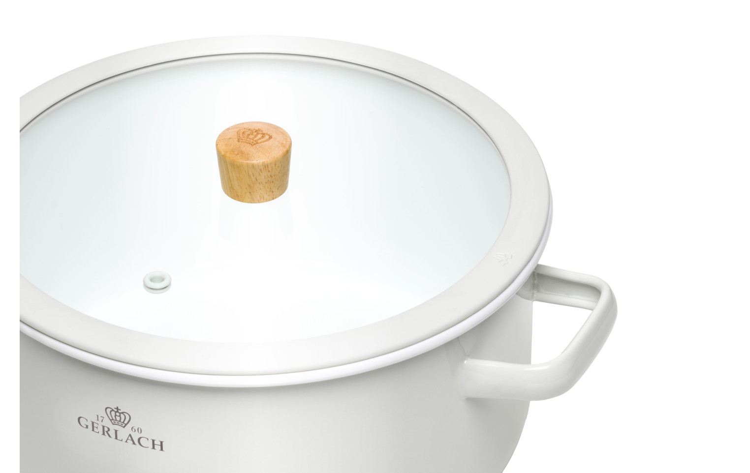 Enamel cookware set NATUR ENAMEL white 6 pcs Enamel cookware set NATUR ENAMEL white 6 pcs