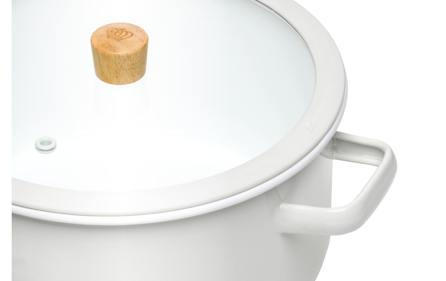 Enamel cookware set NATUR ENAMEL white 6 pcs Enamel cookware set NATUR ENAMEL white 6 pcs