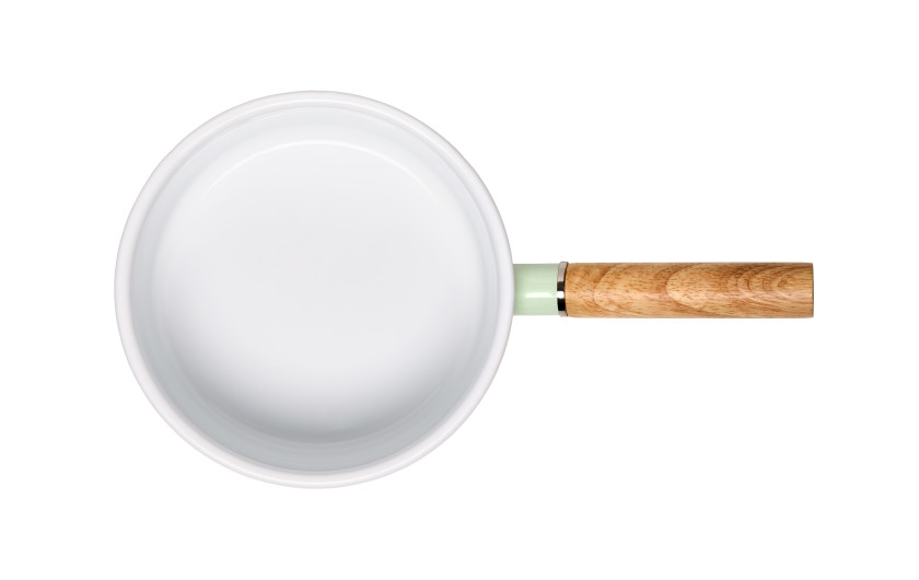 Enamel saucepan NATUR ENAMEL pastel green 18 cm 2 L