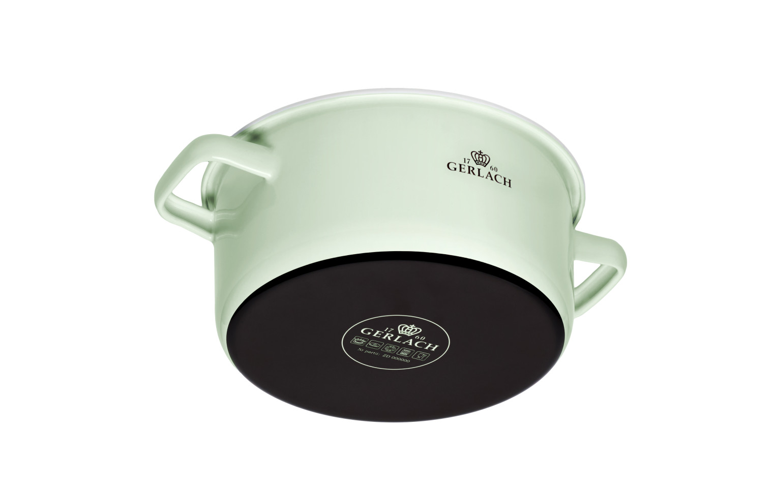Enamel cookware set NATUR ENAMEL pastel green 6 pcs Enamel cookware set NATUR ENAMEL pastel green 6 pcs