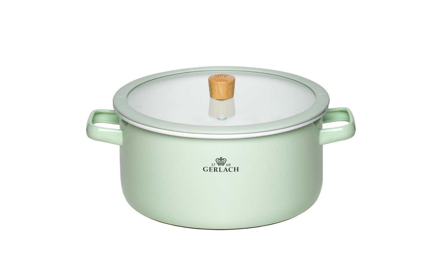 Enamel cookware set NATUR ENAMEL pastel green 6 pcs Enamel cookware set NATUR ENAMEL pastel green 6 pcs
