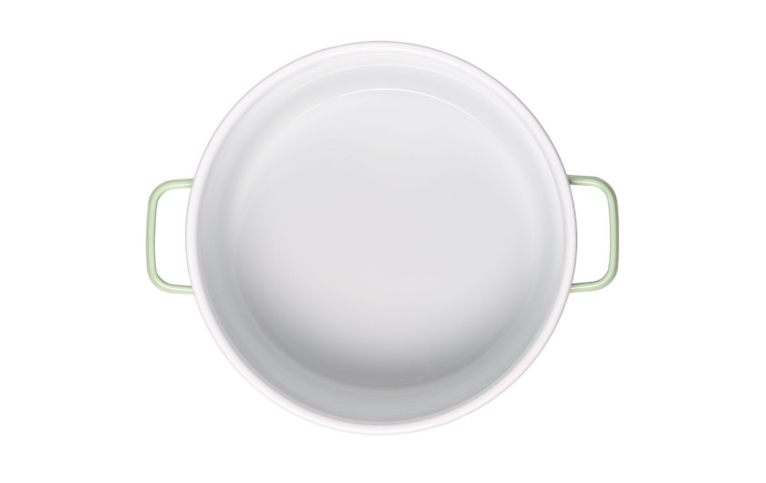 Enamel cookware set NATUR ENAMEL pastel green 6 pcs