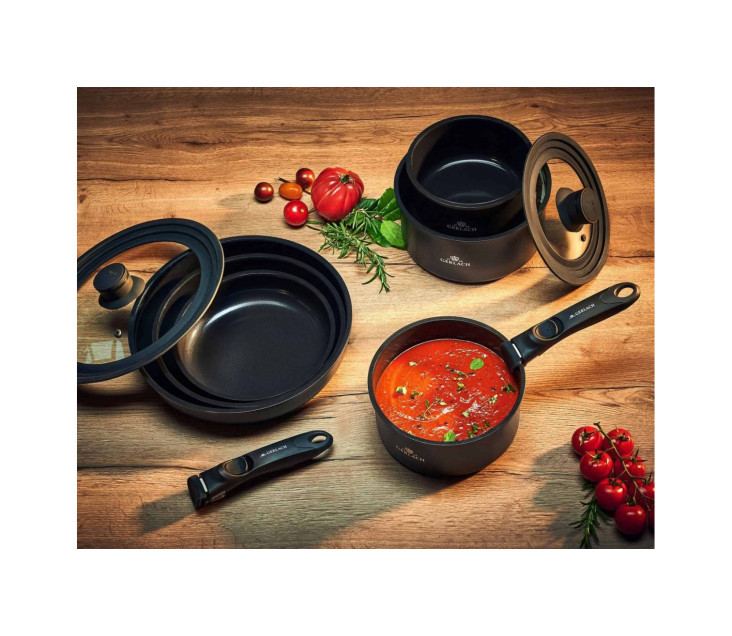 Set of pots and pans + lids...