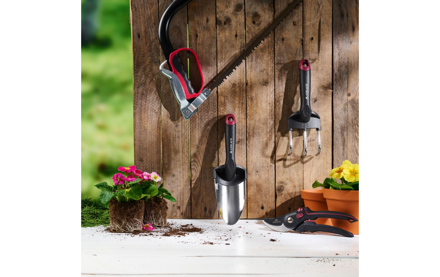 Narrow steel spatula