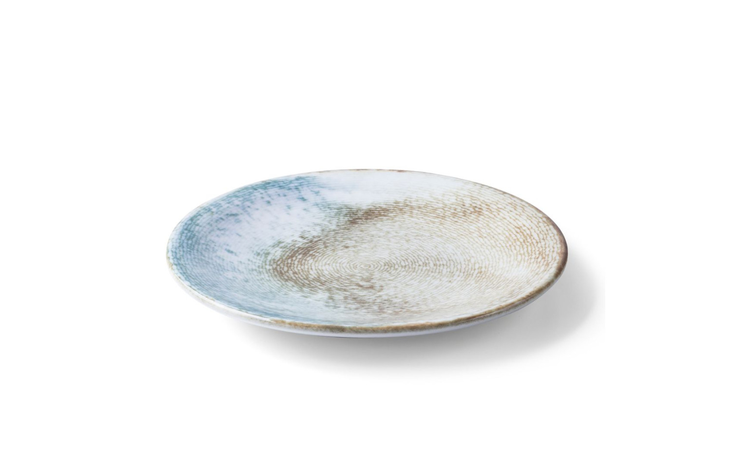 Set of dessert plates 6 piece BALANCE TERRA GLOSSY for 6 people 21cm