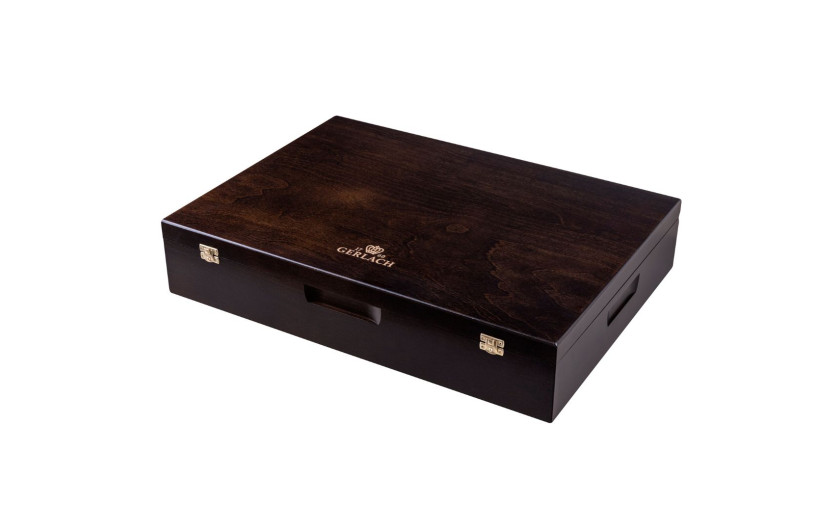 Set of cutlery in a wooden box 68 pcs. gloss RETRO Set of cutlery in a wooden box 68 pcs. gloss RETRO