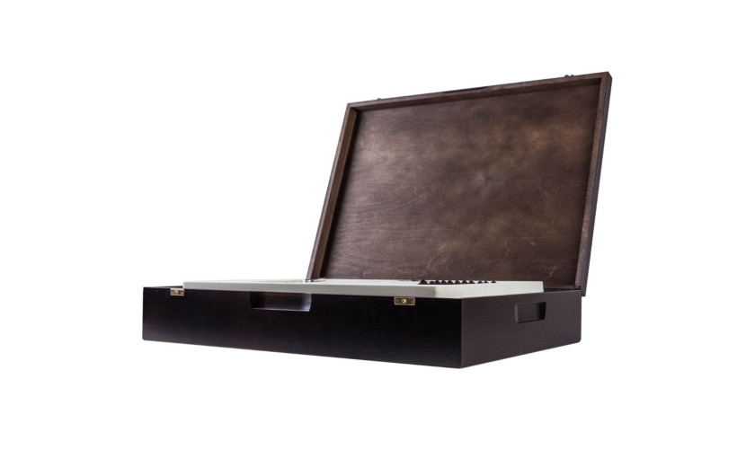 Set of cutlery in a wooden box 68 pcs. gloss RETRO Set of cutlery in a wooden box 68 pcs. gloss RETRO