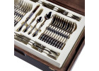 Set of cutlery in a wooden box 68 pcs. gloss RETRO Set of cutlery in a wooden box 68 pcs. gloss RETRO