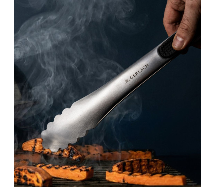 Convenient barbecue tongs...
