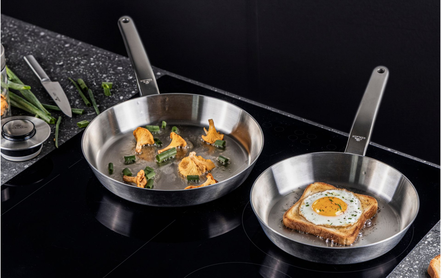 Prestige 24 cm steel frying pan