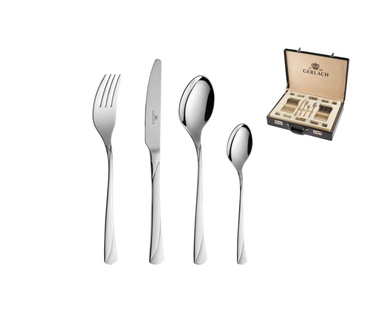 68-Piece Cutlery Set VALOR Matt Finish + Cutlery Canteen