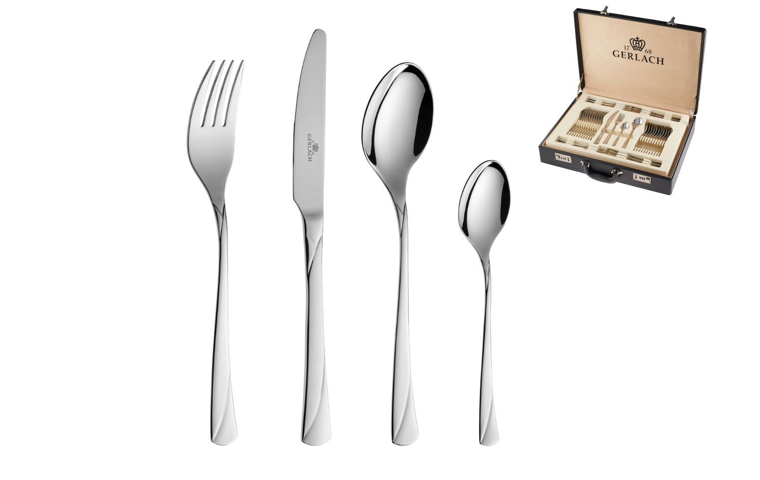 68-Piece Cutlery Set VALOR Matt Finish + Cutlery Canteen