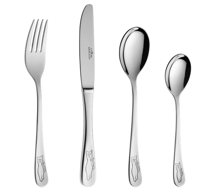 Children&rsquo;s Cutlery BON TON Kittens