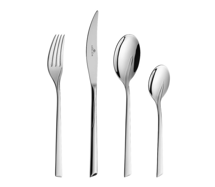 68-Piece Cutlery Set FLAMES Polished Finish + Cutlery Box