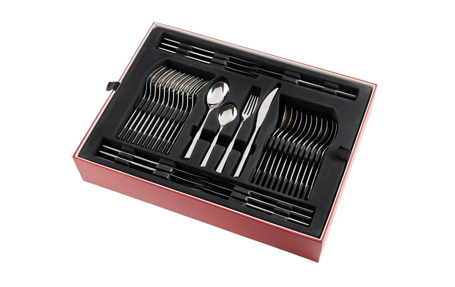 68-Piece Cutlery Set FLAMES Polished Finish + Cutlery Box