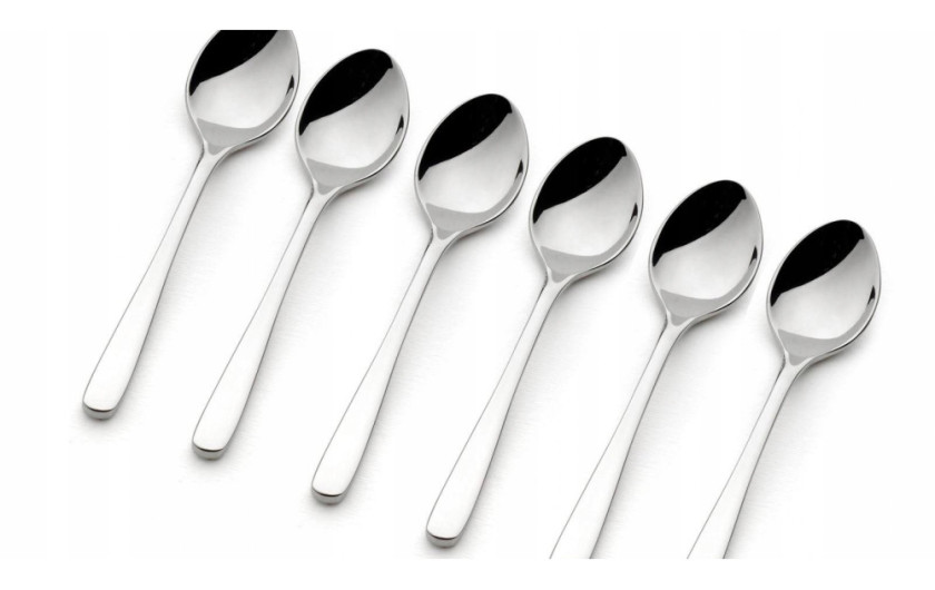 Coffee spoons 6 pieces glossy MUZA