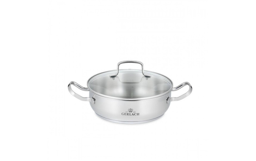 Gerlach Simple NK 332 pot with lid 2l flat