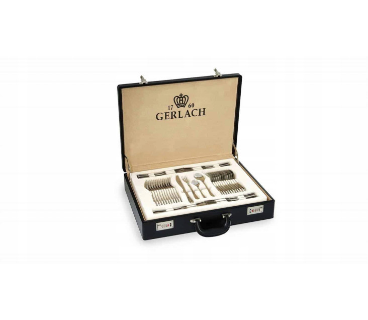 Set of 68 pieces of VALOR matte cutlery + suitcase