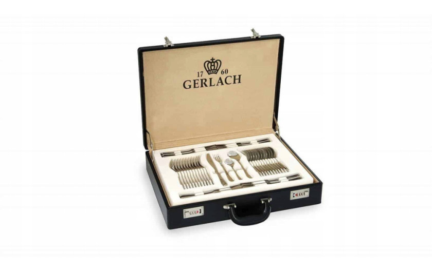 Set of 68 pieces of VALOR matte cutlery + suitcase Set of 68 pieces of VALOR matte cutlery + suitcase